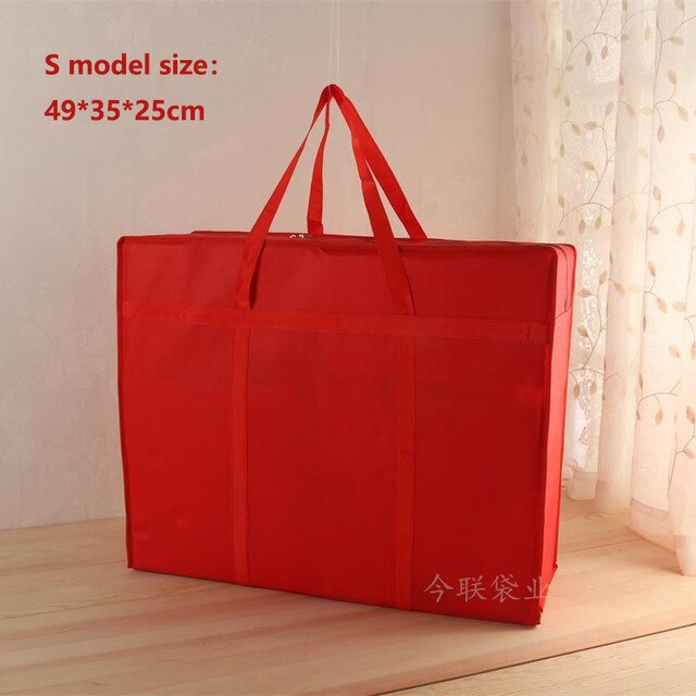 Extra large travel bag moving bag Oxford cloth luggage packing bag waterproof  30L 100L 130L thick non-woven bag