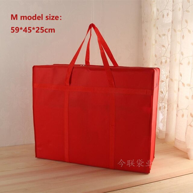Extra large travel bag moving bag Oxford cloth luggage packing bag waterproof  30L 100L 130L thick non-woven bag