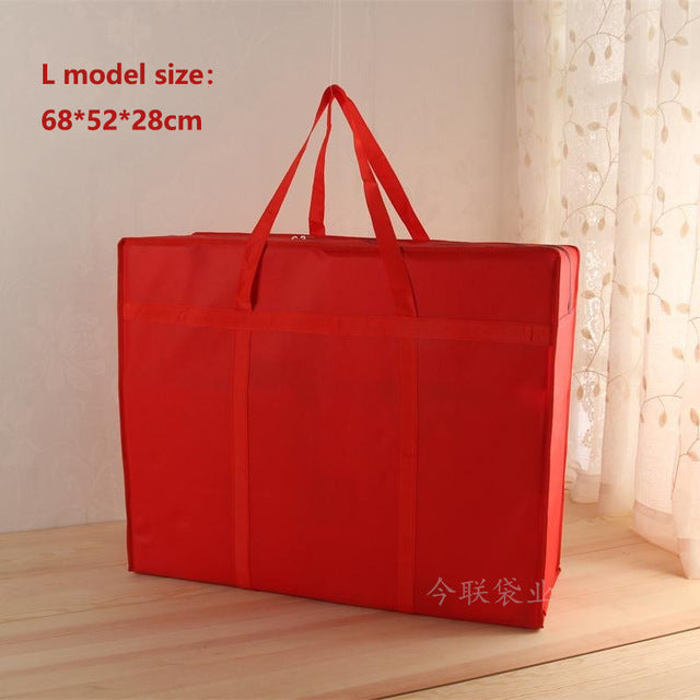 Extra large travel bag moving bag Oxford cloth luggage packing bag waterproof  30L 100L 130L thick non-woven bag