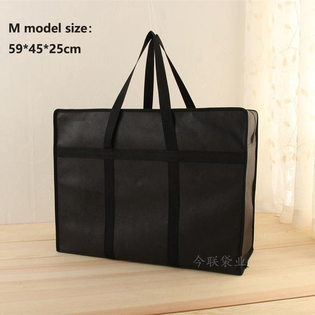 Extra large travel bag moving bag Oxford cloth luggage packing bag waterproof  30L 100L 130L thick non-woven bag