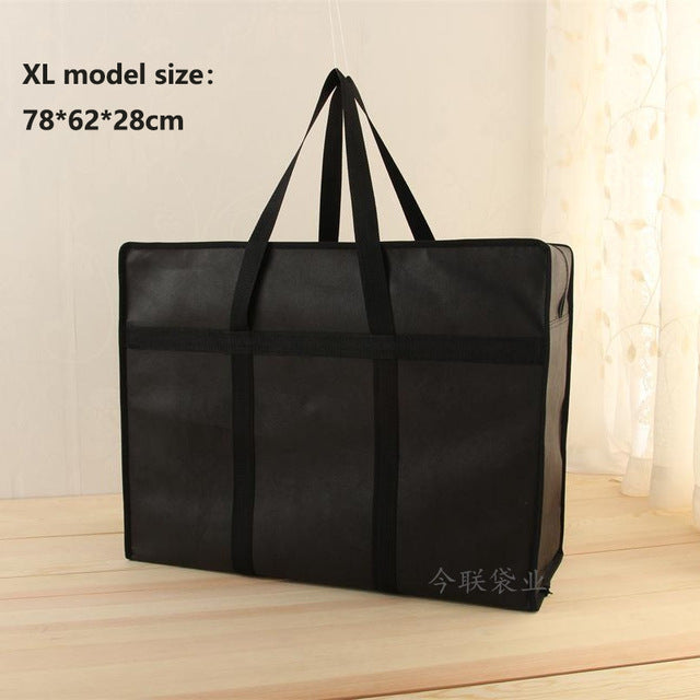 Extra large travel bag moving bag Oxford cloth luggage packing bag waterproof  30L 100L 130L thick non-woven bag