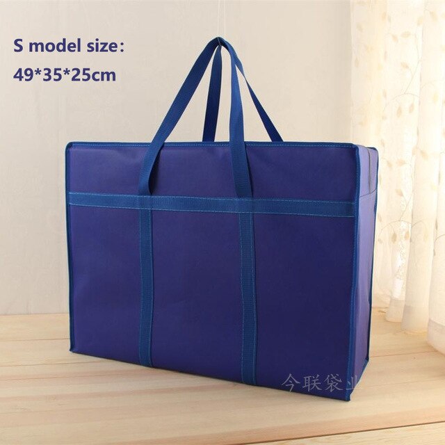 Extra large travel bag moving bag Oxford cloth luggage packing bag waterproof  30L 100L 130L thick non-woven bag