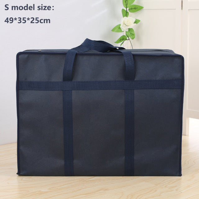 Extra large travel bag moving bag Oxford cloth luggage packing bag waterproof  30L 100L 130L thick non-woven bag