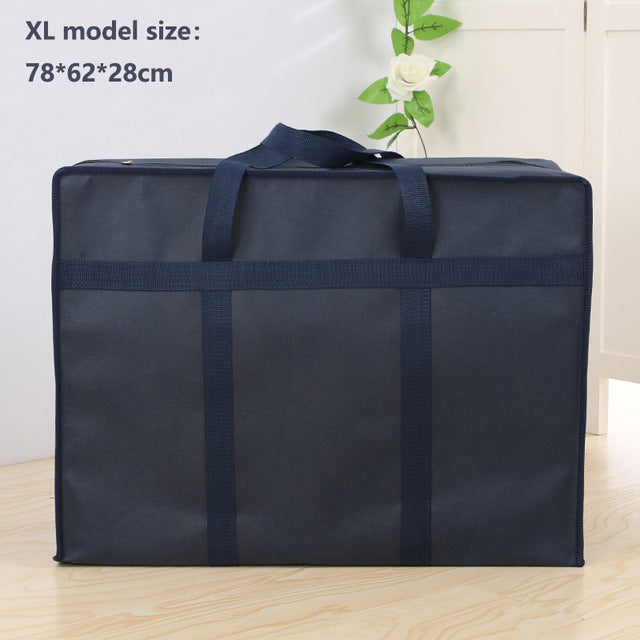 Extra large travel bag moving bag Oxford cloth luggage packing bag waterproof  30L 100L 130L thick non-woven bag