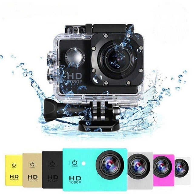 Full HD 1080P Waterproof Camera 2.0 Inch Camcorder Sports DV Go Car Cam Pro Mini Sports DV Camcorder With Cam Accessories