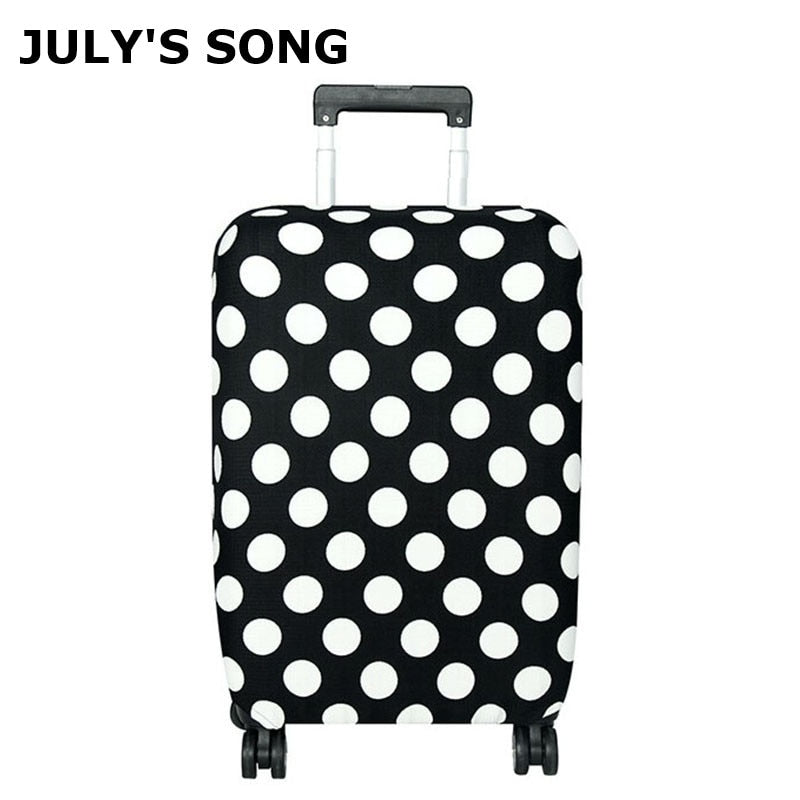 JULY'S SONG Travel Luggage Protective Covers Suitcase Cover Elastic Dustproof Cover for 18-30 inch Suitcase Travel Accessories
