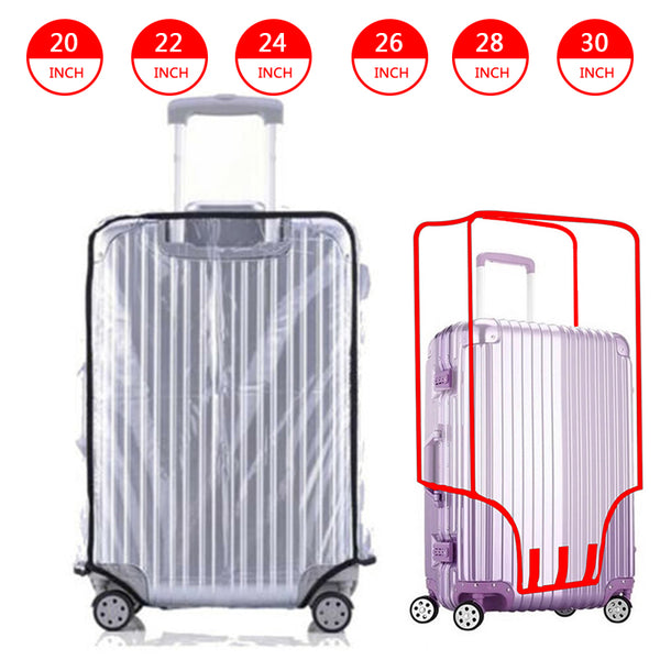 Waterproof Transparent Travel Protective Luggage Suitcase Cover Protector 20-30 inch Luggage Cover