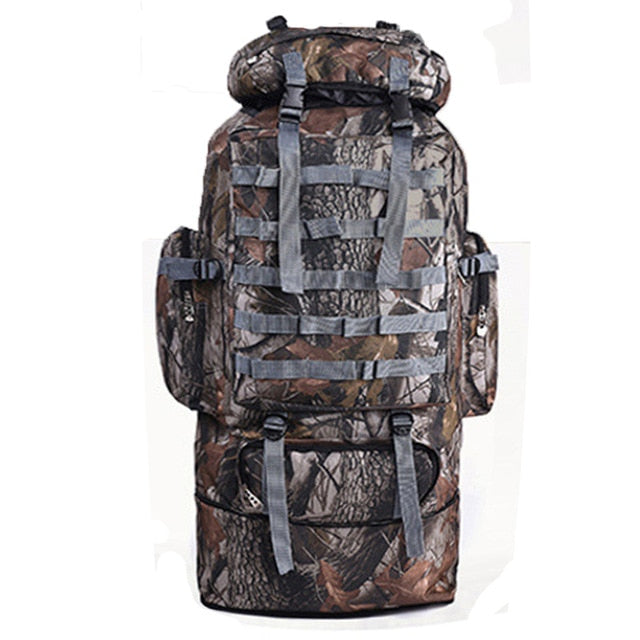 FENGTU 100L Large Hiking Climbing Backpacks Camouflage Softback Backpack For Men And Women Sports Bags Camping Travel Rucksack