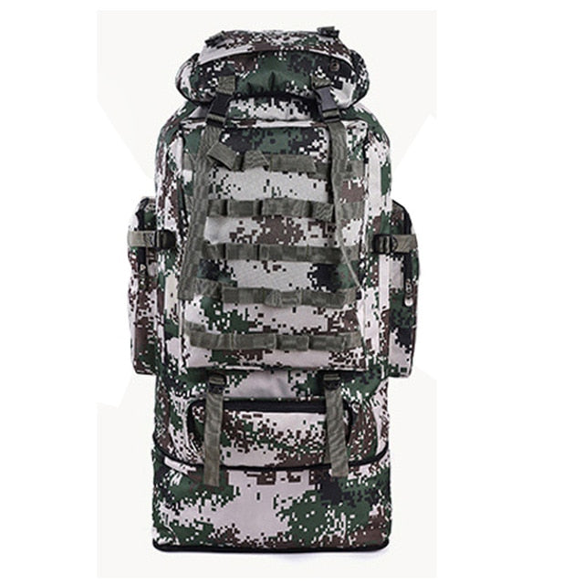 FENGTU 100L Large Hiking Climbing Backpacks Camouflage Softback Backpack For Men And Women Sports Bags Camping Travel Rucksack