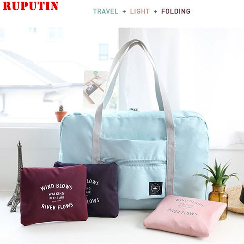 Women's Travel Bags Clothes Luggage Storage Make up Organizer Collation Pouch Cases Waterproof Folding Bags Ladies Cosmetic Bag