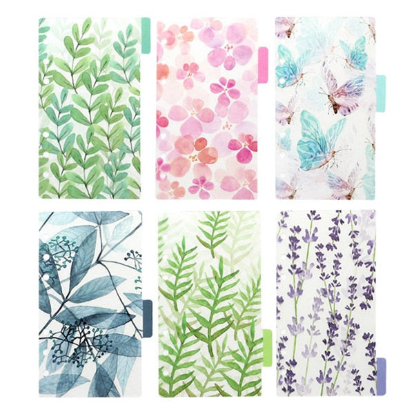 A5 A6 Felt shell fabric notebook Loose Leaf Notebook Paper Planner Inner Page ring binder Stationery Gift Traveler Journal