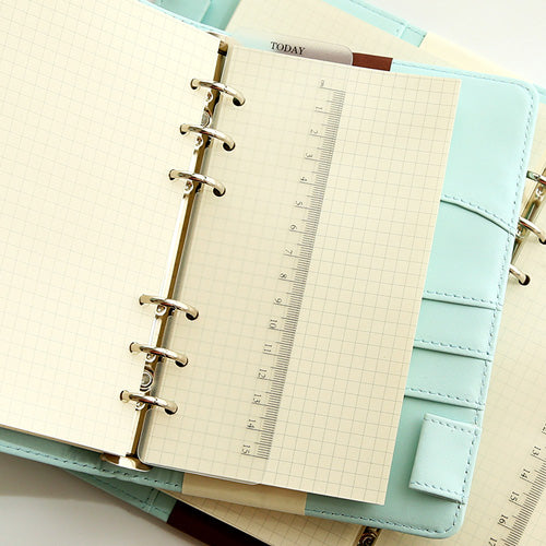 A5 A6 Felt shell fabric notebook Loose Leaf Notebook Paper Planner Inner Page ring binder Stationery Gift Traveler Journal