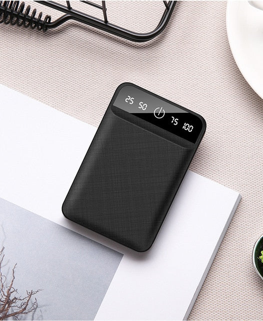 20000mAh Mobile Power Dual USB Output Portable Charger Mobile Power Mini Charging Mobile Power Travel External Battery Pack