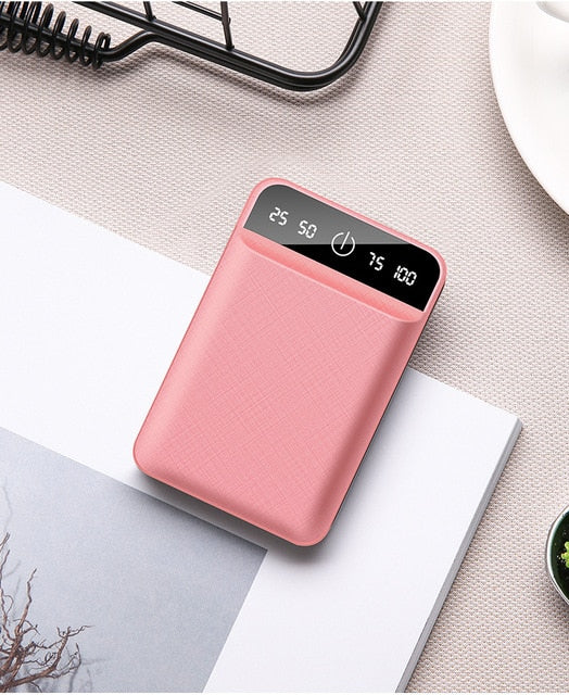 20000mAh Mobile Power Dual USB Output Portable Charger Mobile Power Mini Charging Mobile Power Travel External Battery Pack