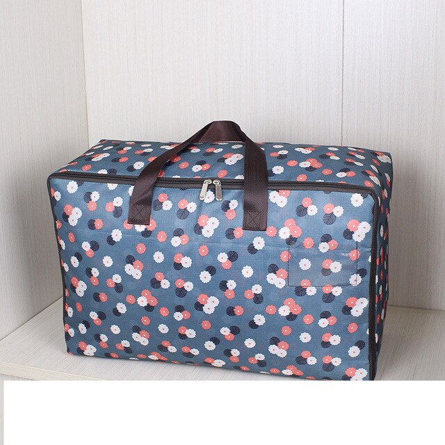 New Thicken Storage Bag Pure Color Storage Bag Quilt Organizer Clothes Organizer Luggage Bags Zipper Storage Package Travel Camp