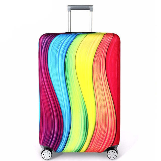 JULY'S SONG Suitcase Cover 18-32Inch Elastic Luggage Protective Covers Dust-proof Suitcase Protective Covers Travel Accessories