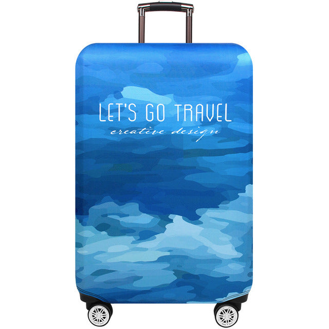 JULY'S SONG Suitcase Cover 18-32Inch Elastic Luggage Protective Covers Dust-proof Suitcase Protective Covers Travel Accessories