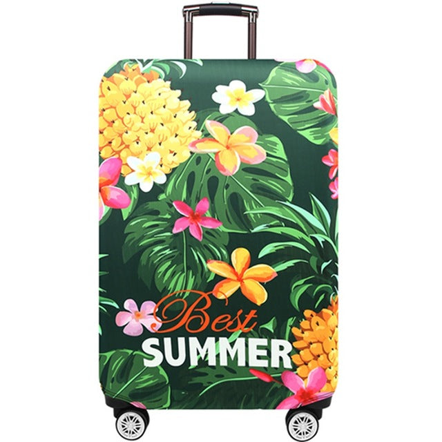 JULY'S SONG Suitcase Cover 18-32Inch Elastic Luggage Protective Covers Dust-proof Suitcase Protective Covers Travel Accessories