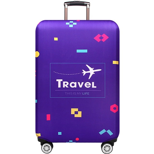 JULY'S SONG Suitcase Cover 18-32Inch Elastic Luggage Protective Covers Dust-proof Suitcase Protective Covers Travel Accessories