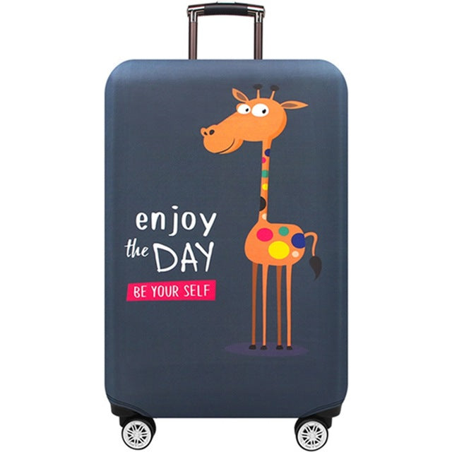 JULY'S SONG Suitcase Cover 18-32Inch Elastic Luggage Protective Covers Dust-proof Suitcase Protective Covers Travel Accessories