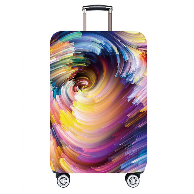 JULY'S SONG Suitcase Cover 18-32Inch Elastic Luggage Protective Covers Dust-proof Suitcase Protective Covers Travel Accessories
