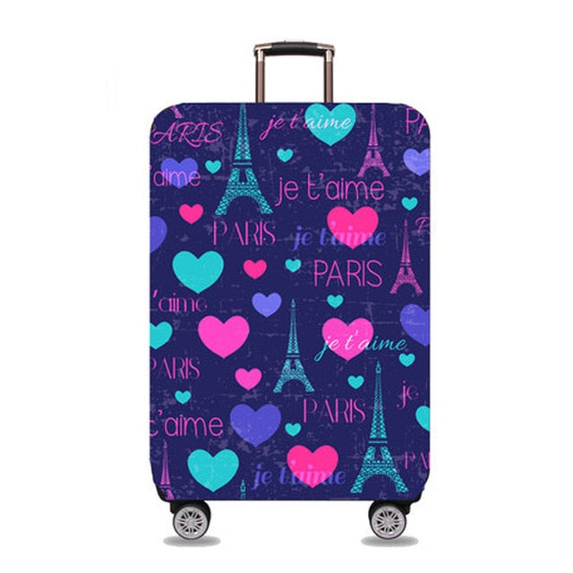 JULY'S SONG Suitcase Cover 18-32Inch Elastic Luggage Protective Covers Dust-proof Suitcase Protective Covers Travel Accessories