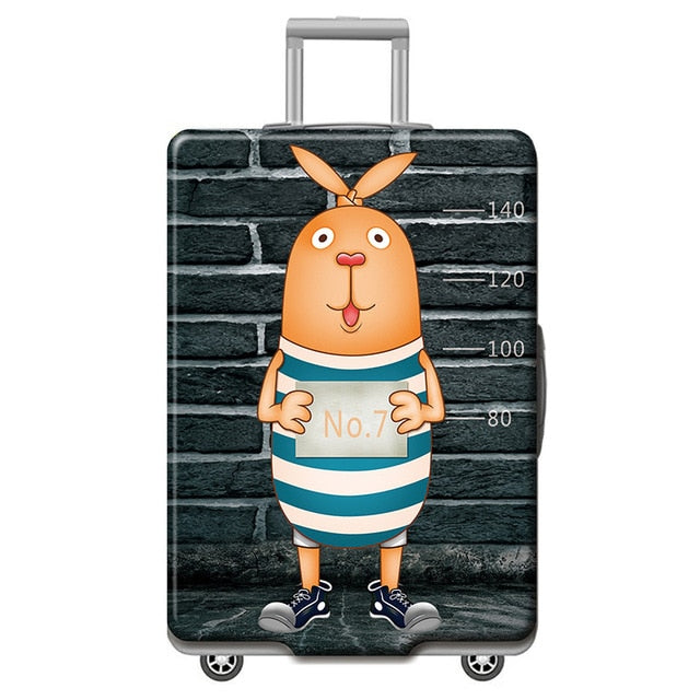 HMUNII World Map Design Luggage Protective Cover Travel Suitcase Cover Elastic Dust Cases For 18 to 32 Inches Travel Accessories