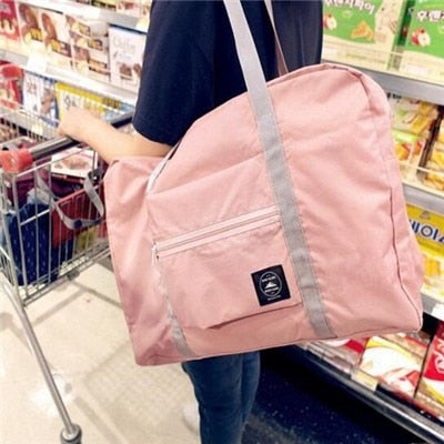 Printed Travel Bag For Women Large Capacity Storage Bag For Travel Clothing Toiletries Weekend Bag Luggage Bags Travels Fold Bag