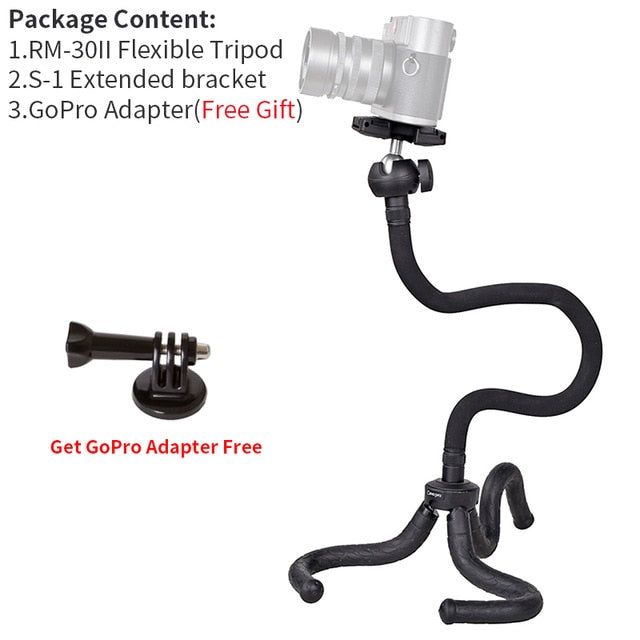 Cima pro RM-30II Travel Outdoor Mini Bracket Stand Octopus Tripod flexible Tripe Tripode For phone Digital Camera GoPro