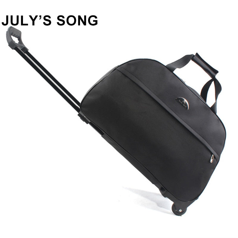 JULY'S SONG Luggage Bag Travel Duffle Trolley bag Rolling Suitcase Trolley Women Men Travel Bags  With Wheel Carry-On bag