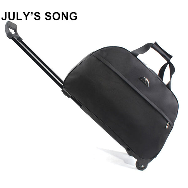 JULY'S SONG Luggage Bag Travel Duffle Trolley bag Rolling Suitcase Trolley Women Men Travel Bags  With Wheel Carry-On bag