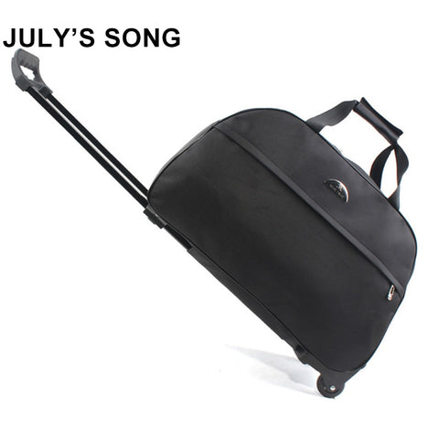 JULY'S SONG Luggage Bag Travel Duffle Trolley bag Rolling Suitcase Trolley Women Men Travel Bags  With Wheel Carry-On bag