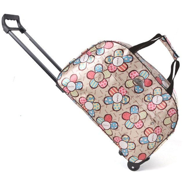 JULY'S SONG Luggage Bag Travel Duffle Trolley bag Rolling Suitcase Trolley Women Men Travel Bags  With Wheel Carry-On bag