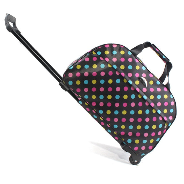 JULY'S SONG Luggage Bag Travel Duffle Trolley bag Rolling Suitcase Trolley Women Men Travel Bags  With Wheel Carry-On bag
