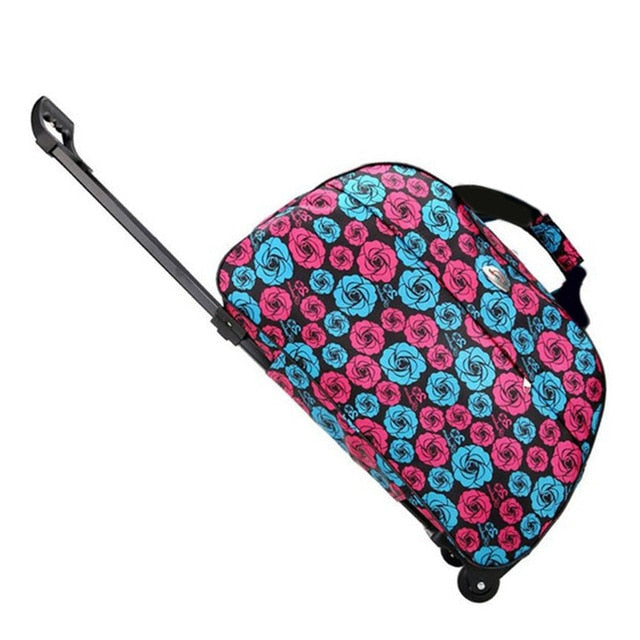 JULY'S SONG Luggage Bag Travel Duffle Trolley bag Rolling Suitcase Trolley Women Men Travel Bags  With Wheel Carry-On bag