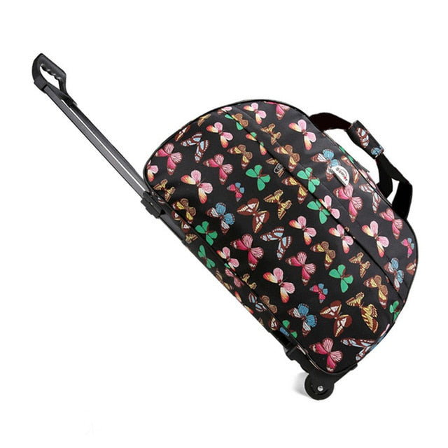 JULY'S SONG Luggage Bag Travel Duffle Trolley bag Rolling Suitcase Trolley Women Men Travel Bags  With Wheel Carry-On bag