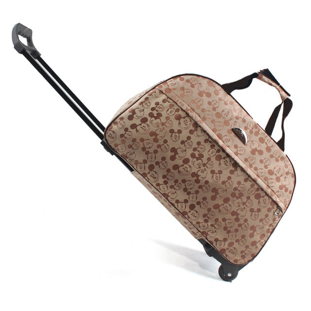 JULY'S SONG Luggage Bag Travel Duffle Trolley bag Rolling Suitcase Trolley Women Men Travel Bags  With Wheel Carry-On bag
