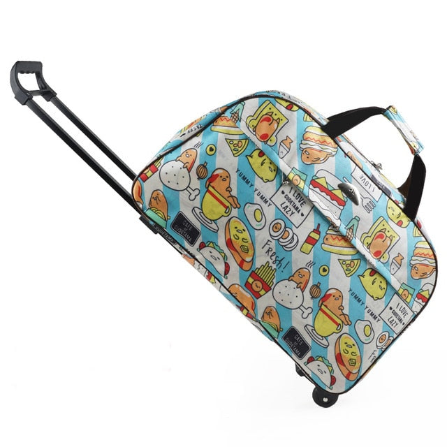 JULY'S SONG Luggage Bag Travel Duffle Trolley bag Rolling Suitcase Trolley Women Men Travel Bags  With Wheel Carry-On bag