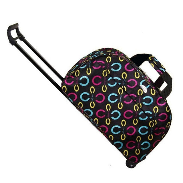JULY'S SONG Luggage Bag Travel Duffle Trolley bag Rolling Suitcase Trolley Women Men Travel Bags  With Wheel Carry-On bag