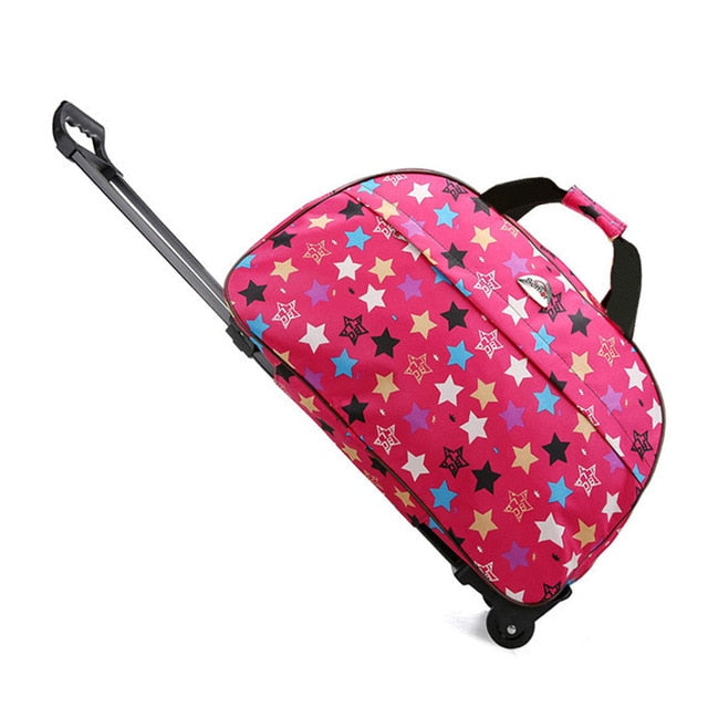 JULY'S SONG Luggage Bag Travel Duffle Trolley bag Rolling Suitcase Trolley Women Men Travel Bags  With Wheel Carry-On bag