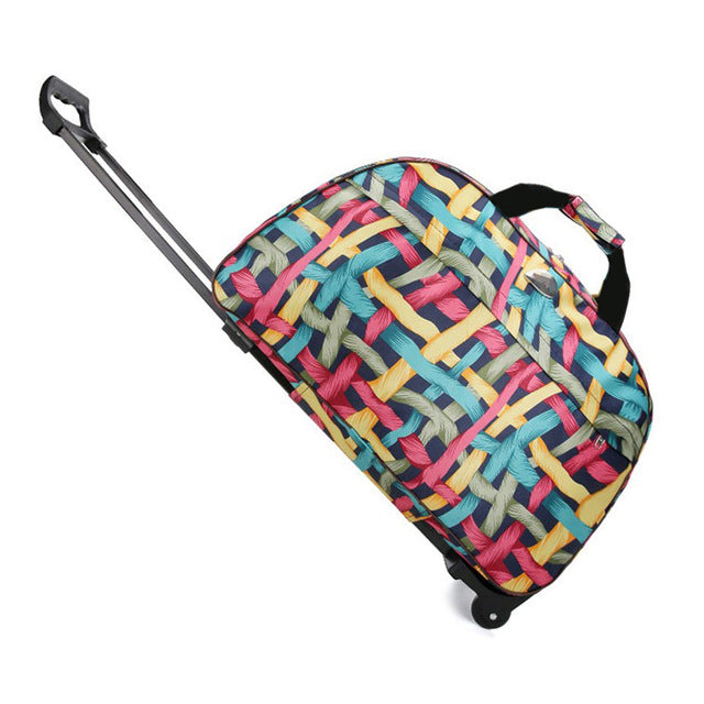 JULY'S SONG Luggage Bag Travel Duffle Trolley bag Rolling Suitcase Trolley Women Men Travel Bags  With Wheel Carry-On bag