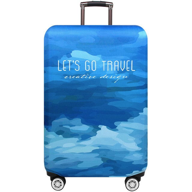 JULY'S SONG Trolley Luggage Protctive Cover Travel Suitcase Case Elastic Suitcase Protective Covers For 18-32 Inch Luggage Cover