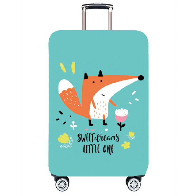 JULY'S SONG Trolley Luggage Protctive Cover Travel Suitcase Case Elastic Suitcase Protective Covers For 18-32 Inch Luggage Cover