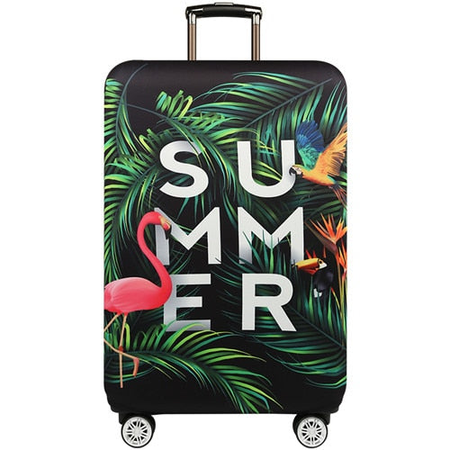 JULY'S SONG Trolley Luggage Protctive Cover Travel Suitcase Case Elastic Suitcase Protective Covers For 18-32 Inch Luggage Cover