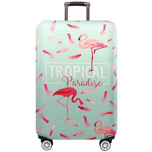 JULY'S SONG Trolley Luggage Protctive Cover Travel Suitcase Case Elastic Suitcase Protective Covers For 18-32 Inch Luggage Cover