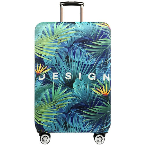 JULY'S SONG Trolley Luggage Protctive Cover Travel Suitcase Case Elastic Suitcase Protective Covers For 18-32 Inch Luggage Cover
