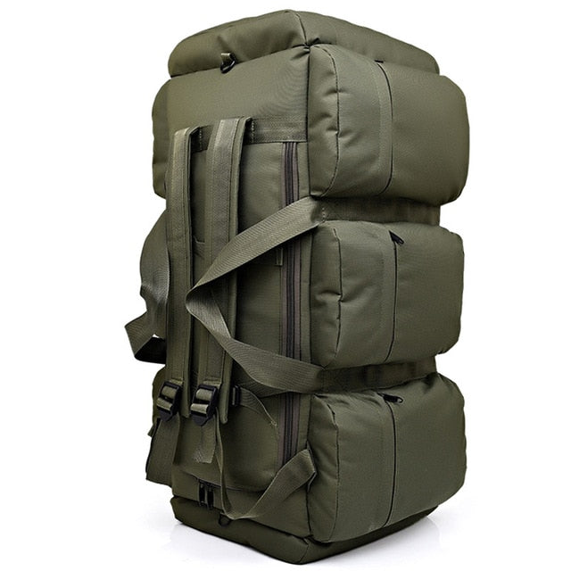 90L Large Capacity Men's Military Tactical Backpack Waterproof Hand Luggage Shoulders Bag Oxford Hiking Camping Travel Bag