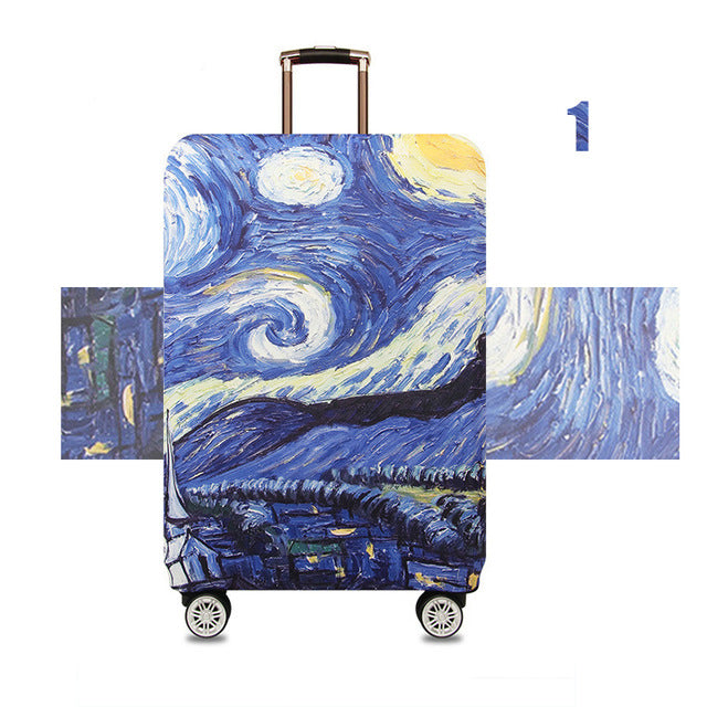 JULY'DOSAC  Travel Luggage Protective Cover Suitcase Case Accessorie Baggag Elastic Luggage Cover Apply to 18-32inch Suitcase