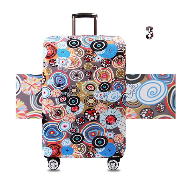 JULY'DOSAC  Travel Luggage Protective Cover Suitcase Case Accessorie Baggag Elastic Luggage Cover Apply to 18-32inch Suitcase