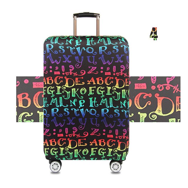 JULY'DOSAC  Travel Luggage Protective Cover Suitcase Case Accessorie Baggag Elastic Luggage Cover Apply to 18-32inch Suitcase